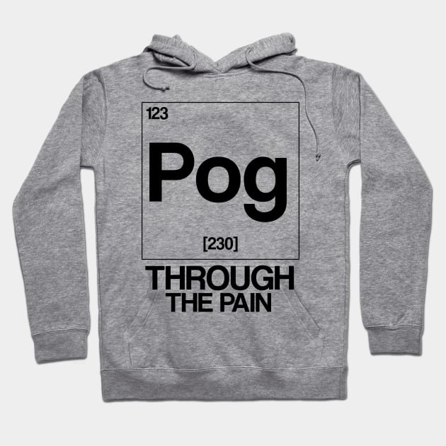 Pog Through The Pain Hoodie by Color Fluffy